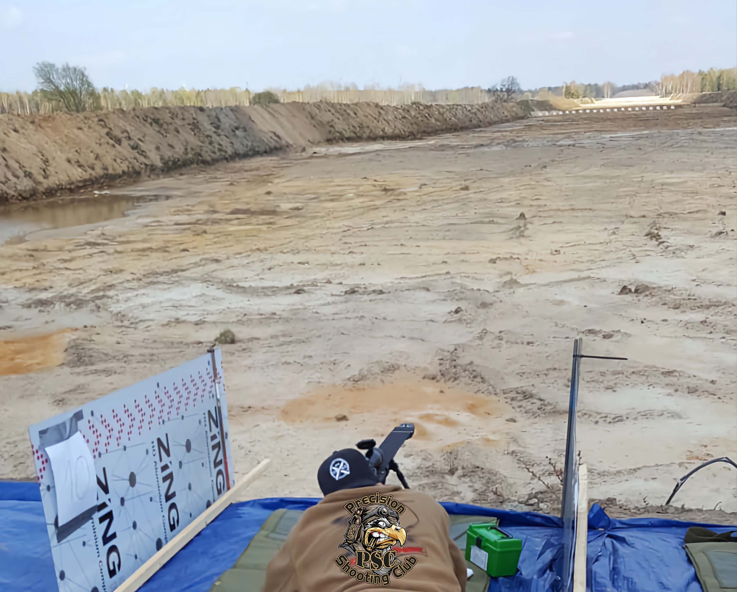 Zielfernrohr Ansicht auf der Airbase Wiechlice - Präzisionsschießen bis 1200 Meter